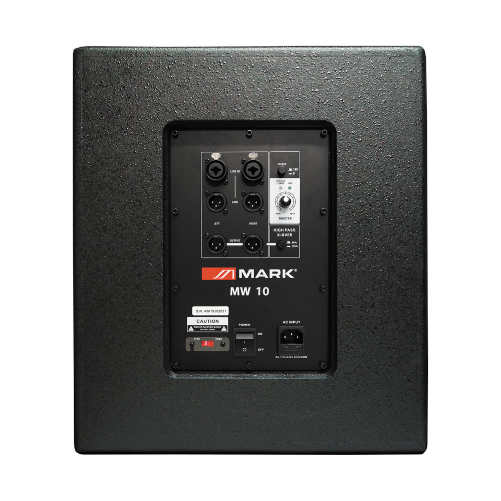 MARK SELF POWERED 10’’ SUBWOOFER 250 W