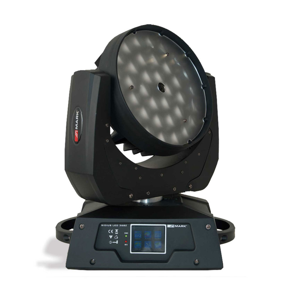MARK LED WASH MOVING HEAD WITH 7X12W FULLCOLOR RGBW LEDS & ZOOM