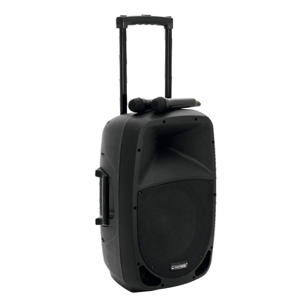OMNITRONIC ACTIVE SPEAKER 12'' WITH BATTERY +2 UHF RECEIVER