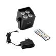 EUROLITE MINI BATTERY UPLIGHT IP65 RGBW LEDS & IR REMOTE CONTROL