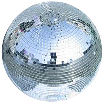 EUROLITE SAFETY MIRROR BALL WITH SECOND EYELET 40cm