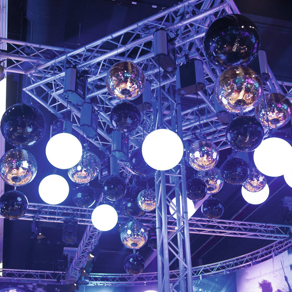 EUROLITE ΜΠΑΛΑ ΚΑΘΡΕΠΤΟΥ 40CM GOLD