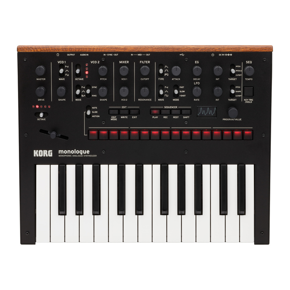 KORG MONOPHONIC ANALOG SYNTHESIZER BLACK