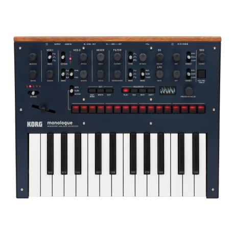 KORG MONOPHONIC ANALOG SYNTHESIZER BLUE