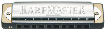 SUZUKI HARPMASTER STANDARD 10H DIATONIC HARMONICA B