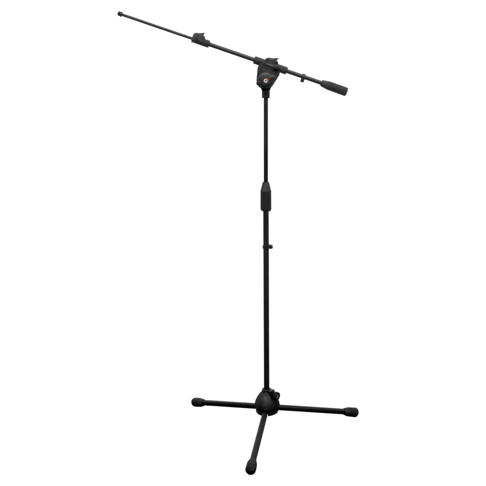 BESPECO MICROPHONE STAND W/ HORIZONTAL TELESCOPIC BRACKET