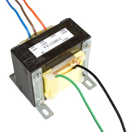 JBL 150 WATT TRANSFORMER FOR USE ON EITHER 70V OR 100V DISTRIBUTED LOUDSPEAKER LINES