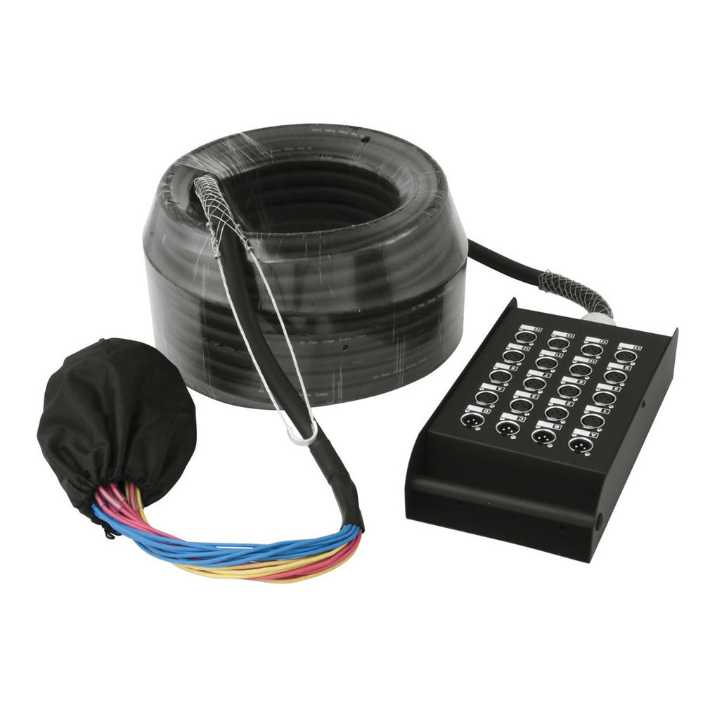 OMNITRONIC STAGEBOX 16 ΕΙΣΟΔΩΝ, 4 ΕΞΟΔΩΝ ΜΕ ΚΑΛΩΔΙΟ 30m-XLR