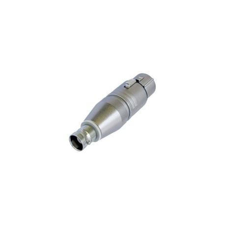 NEUTRIK 3 POLE XLR FEMALE-BNC SOCKET