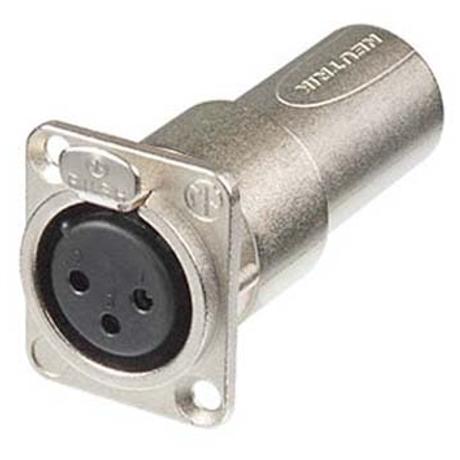 NEUTRIK XLR FEMALE-MALE FEEDTHROUGH ADAPTER FOR PANEL MOUNT