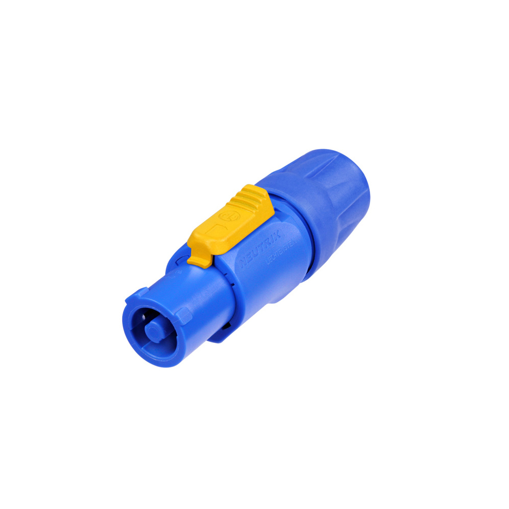NEUTRIK LOCKABLE CABLE CONNECTOR POWER-IN SCREW TERMINALS BLUE