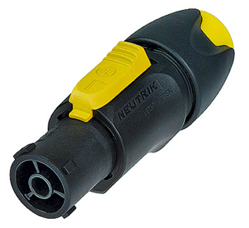 NEUTRIK LOCKING FEMALE CABLE CONNECTOR, SCREW TERMINALS