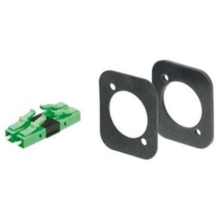 NEUTRIK SINGLEMODE APC TRANSCEIVER ADAPTER GREEN