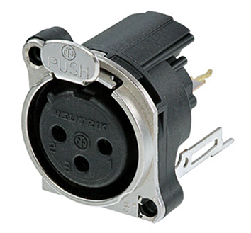 NEUTRIK ΒΥΣΜΑ ΣΑΣΙ B SERIES ΘΗΛΥΚΟ 3PIN ΜΕ ΔΙΑΚΟΠΤΗ