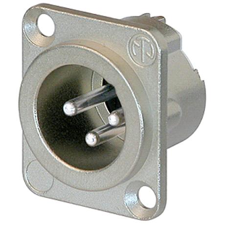 NEUTRIK 3PIN ΘΗΛ.XLR ΣΑΣΙ ΔΙΑΚΟΠ-ΜΑΥΡΟ