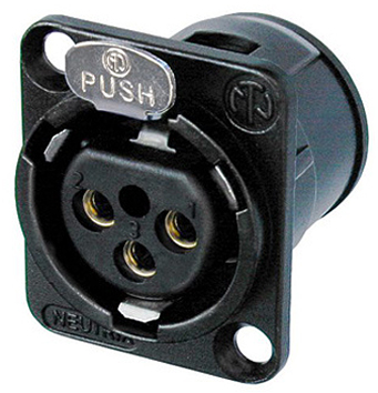 NEUTRIK 3 PIN ΘΗΛ. XLR