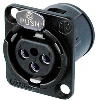 NEUTRIK 3 PIN ΘΗΛ. XLR