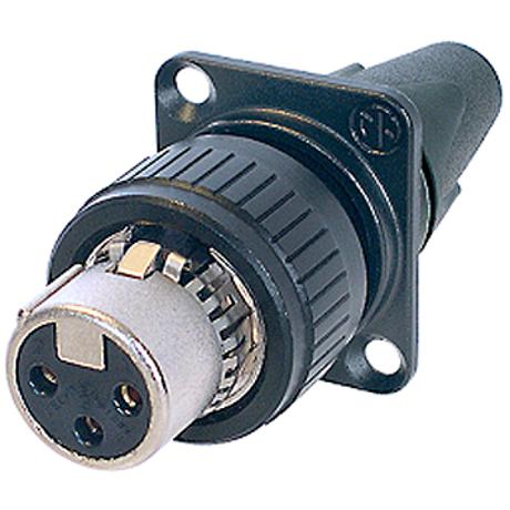 NEUTRIK 3-PIN ΘΗΛ.XLR ΒΑΣ.ΜΕ ΦΙΛΤΡΟ LC