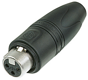 NEUTRIK 3-POLE ΘΗΛ.BYSMA, IP67, GOLD CONTACTS