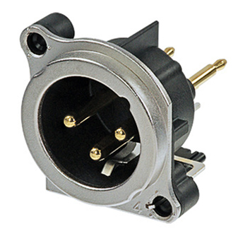 NEUTRIK ΒΥΣΜΑ ΣΑΣΙ B SERIES ΑΡΣΕΝΙΚΟ 3PIN ΜΕ ΔΙΑΚΟΠΤΗ