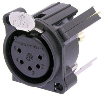 NEUTRIK 5 POLE FEMALE XLR RECEPTACLE