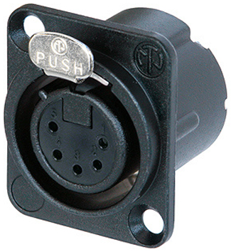 NEUTRIK 5 POLE FEMALE RECEPTACLE