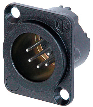 NEUTRIK 5 POLE MALE RECEPTACLE