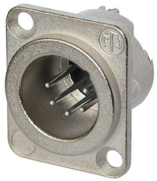 NEUTRIK 5 POLE MALE RECEPTACLE M3 MOUNTING HOLES