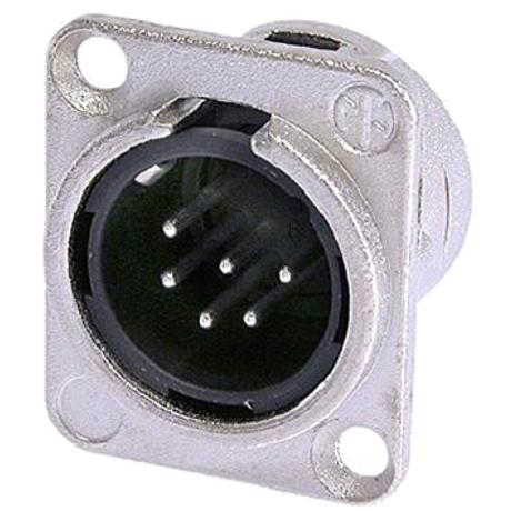 NEUTRIK 6 POLE MALE RECEPTACLE