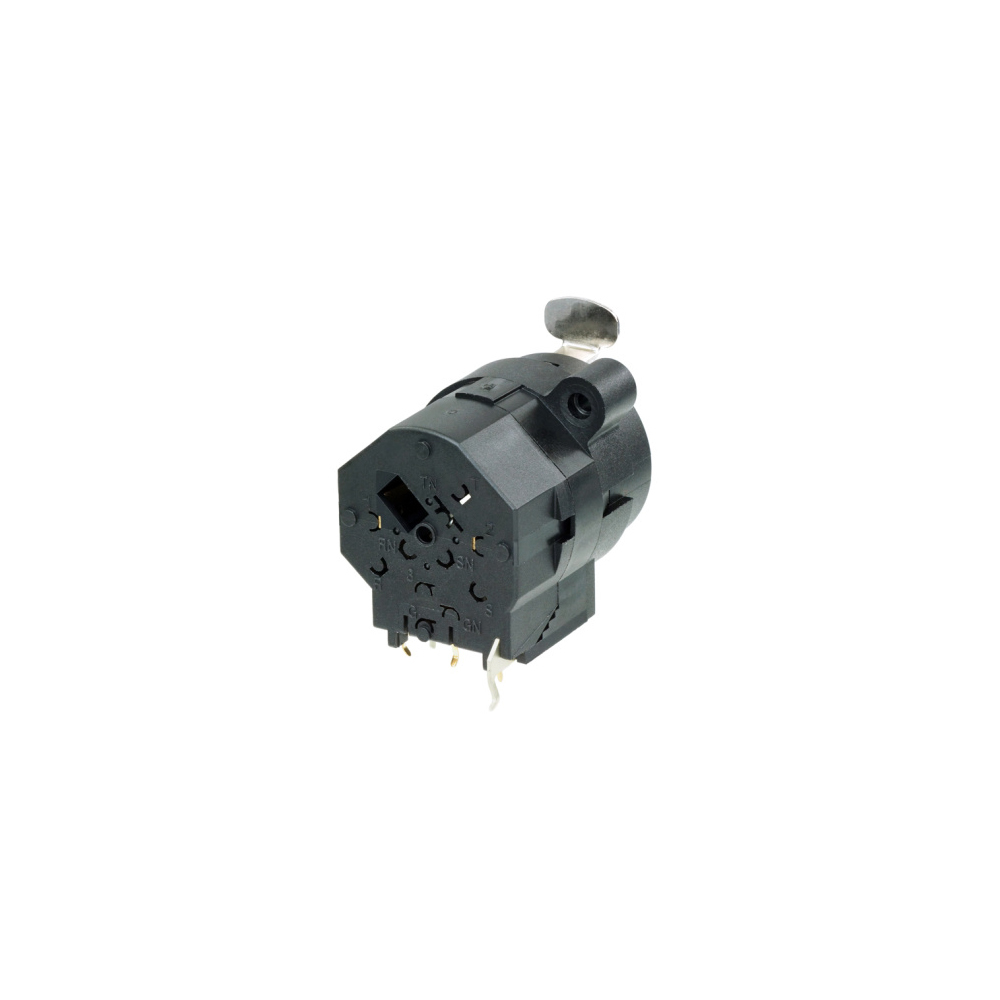 NEUTRIK 3 POLE XLR FEMALE RECEPTACLE WITH 1/4" STEREO JACK HORIZONTAL PCB MOUNT