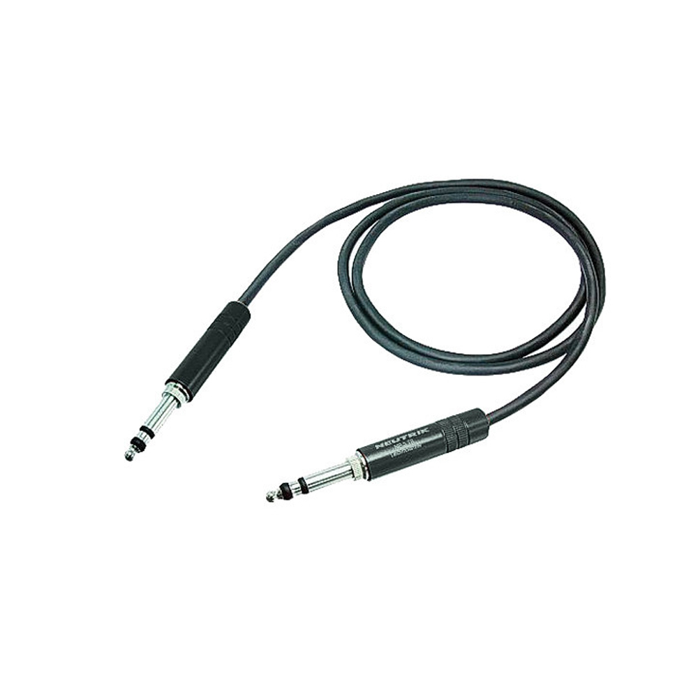 NEUTRIK 1/4'AUDIO PATCH CORD 60cm BLAC