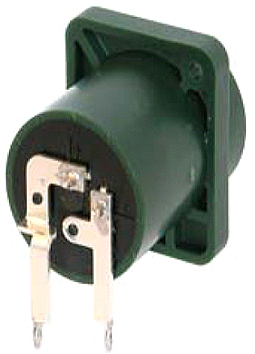 NEUTRIK 2 POLE COMBINATION OF SPEAKON SOCKET AND 1/4" JACK RECEPTACLE