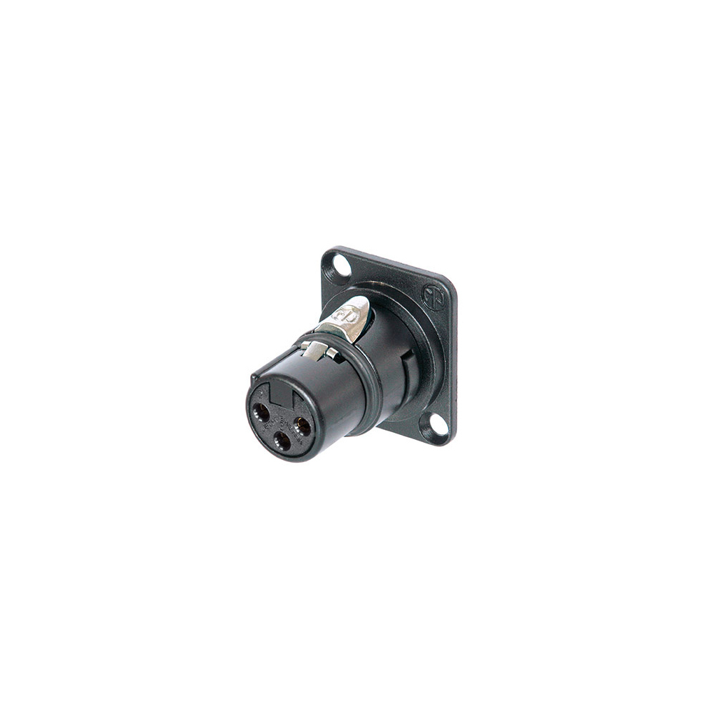 NEUTRIK 3 POLE XLR FEMALE MODULE, D-SHAPE
