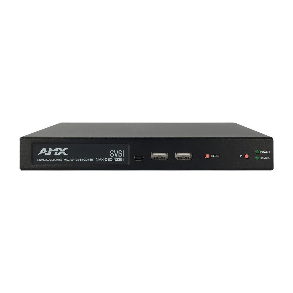 AMX SVSI STAND-ALONE JPEG2000 OR UNCOMPR.ULTRA-HD (4K)