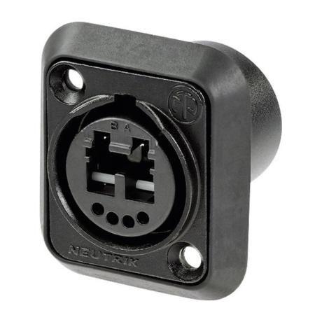 NEUTRIK CONNECTOR ΣΑΣΙ ΜΑΥΡΟ ΧΡΩΜΑ 4 ΕΠΑΦΕΣ