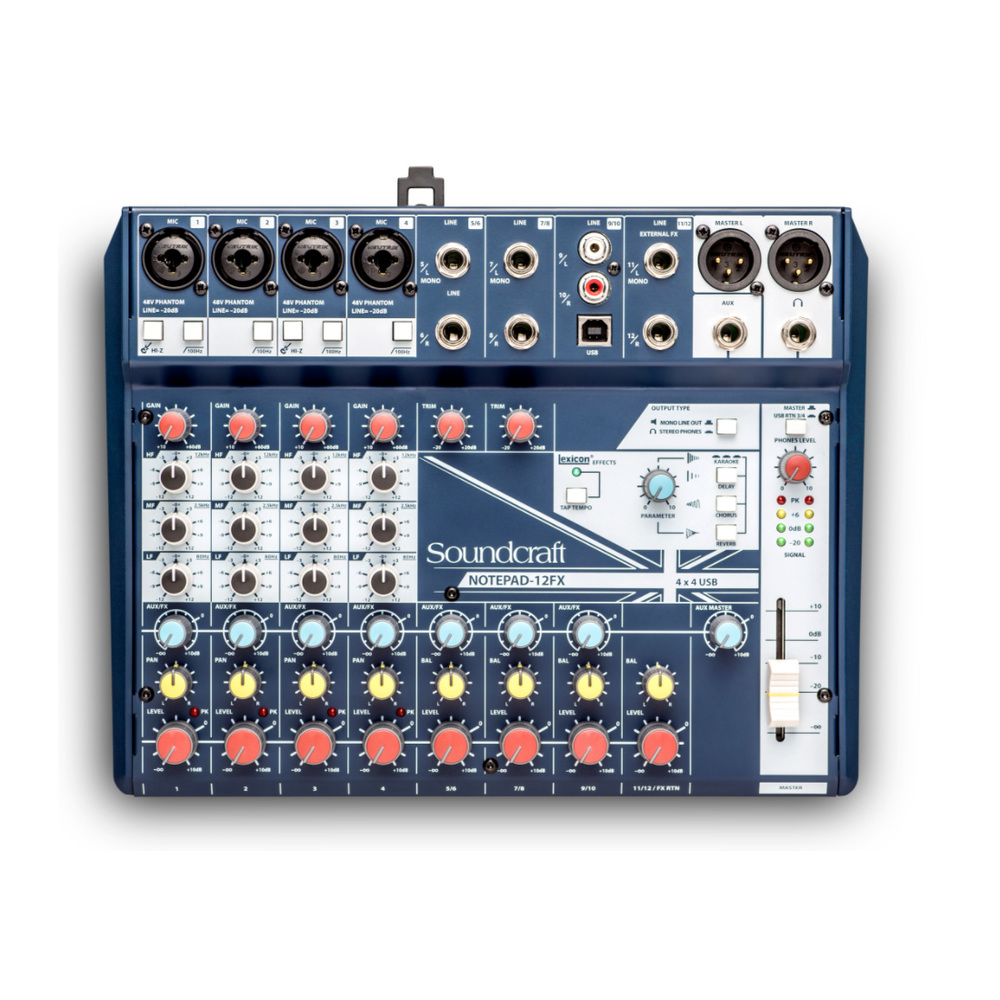 SOUNDCRAFT SMALL MIXER 12 MONO MIC/LINE INPUTS