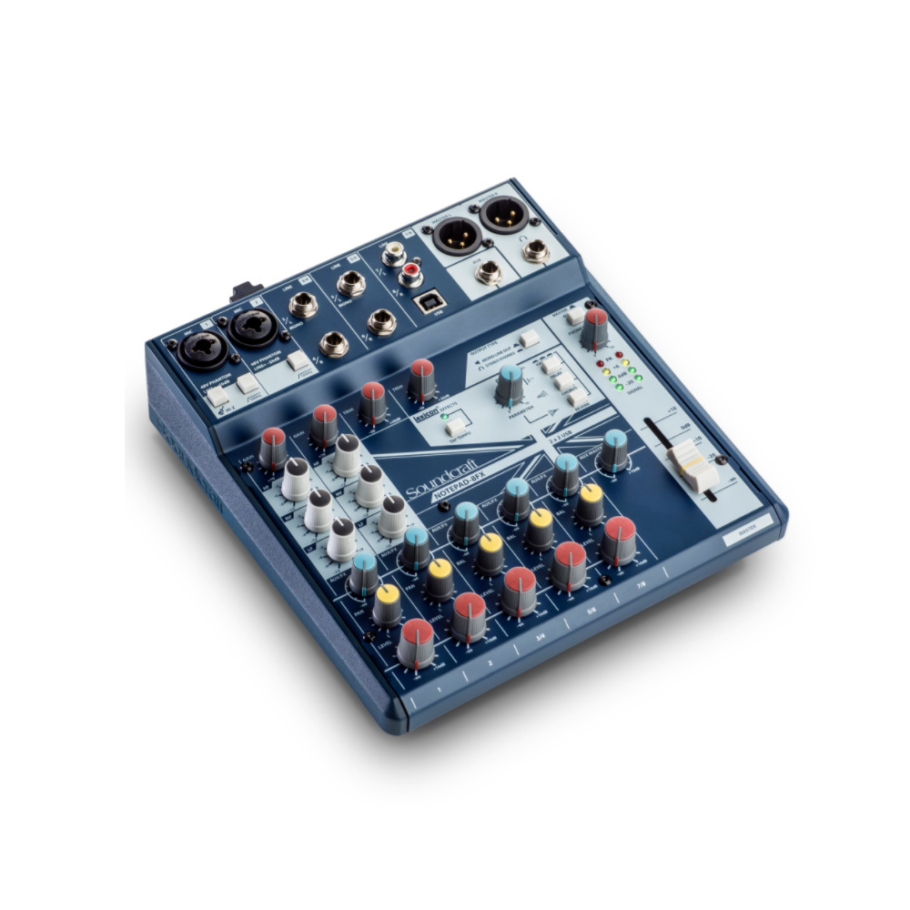 SOUNDCRAFT SMALL MIXER 8 MONO MIC/LINE INPUTS
