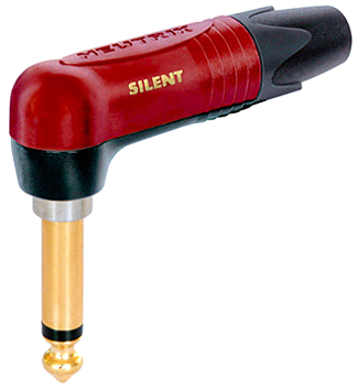 NEUTRIK 2 POLE 1/4" RIGHT-ANGLE PHONE PLUG SILENT SWITCH