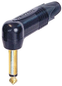 NEUTRIK 2 POLE 1/4" PROFESSIONAL RIGHT-ANGLE PHONE PLUG