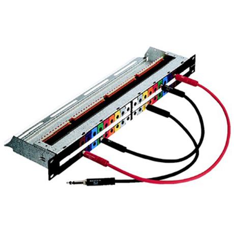 NEUTRIK 2x24 TB (BP0316/MIL-P-642/2) JACKS FULL NORMALLED (PROGRAMMABLE) PUSH TERMINALS