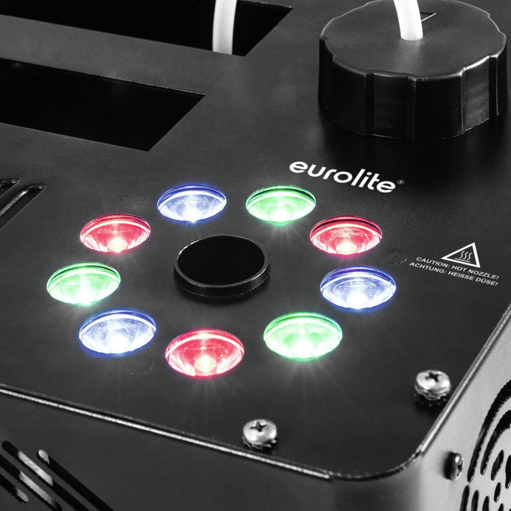 EUROLITE HYBRID VERTICAL SPRAY FOGGER WITH 9Χ3W RGB