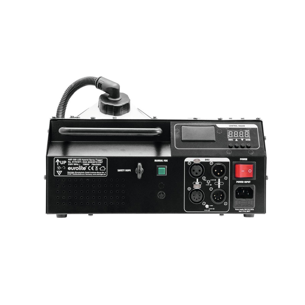 EUROLITE DMX fog machine with 1500W,vertical/horizontal