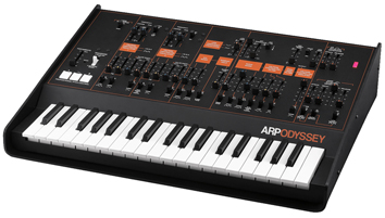 ARP INSTRUMENTS ANALOG SYNTHESIZER 37 KEYS ORANGE BLACK