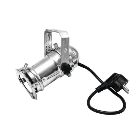 EUROLITE PAR-16 HOUSING WITH GU-10 SOCKET (WITH PLUG + CABLE) SLV