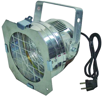 EUROLITE PAR-56 HOUSING WITH SILICONE CABLE AND OPEN CABLE ENDS SLV