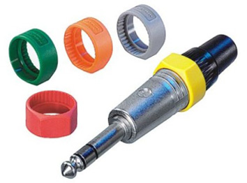 NEUTRIK COLORED RINGS (BROWN) WITH FLAT LABEL SURFACE FOR C-SERIES