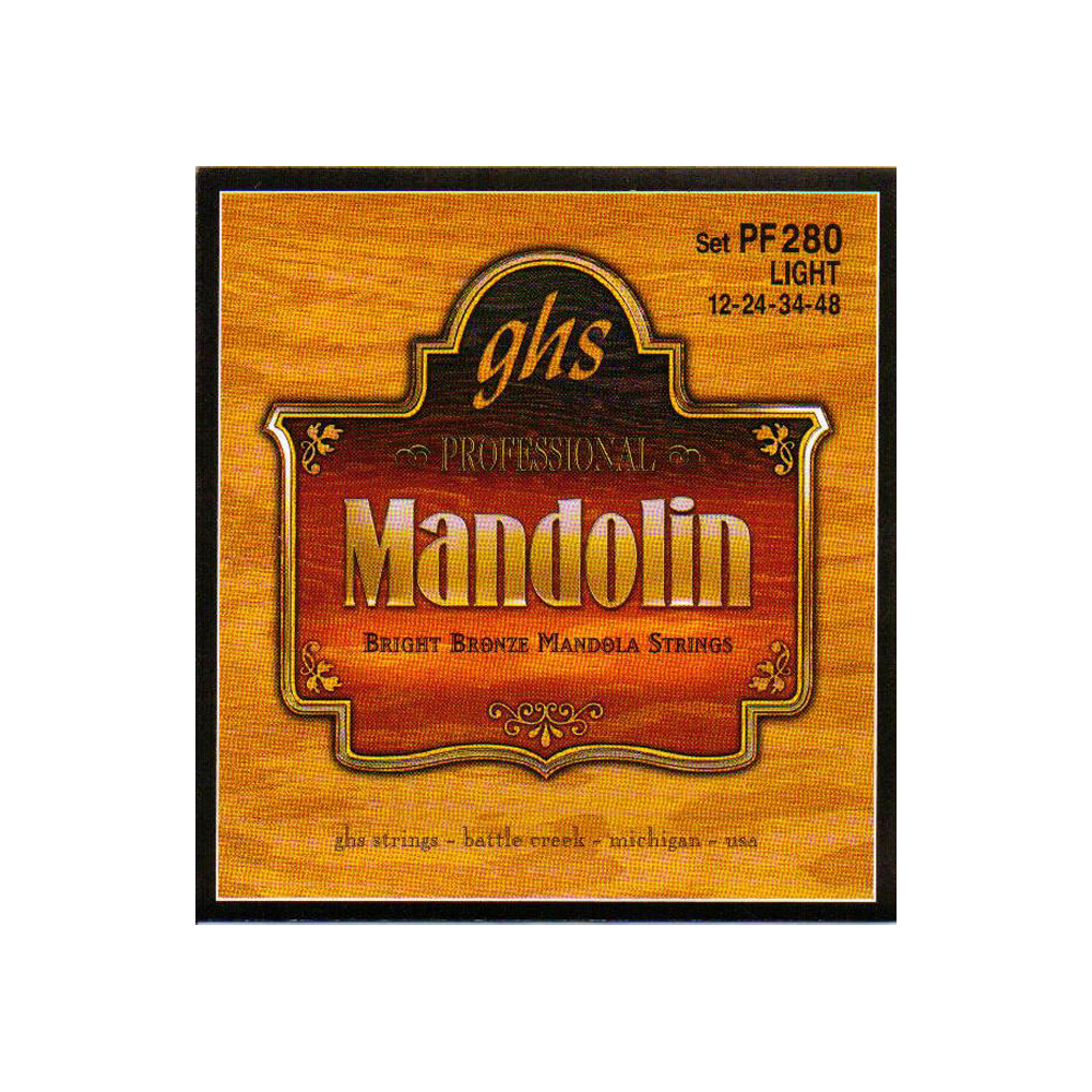 GHS BRIGHT BRONZE MANDOLA L STRINGS 012-048