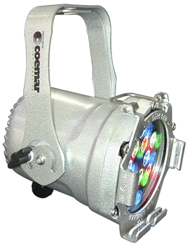 COEMAR PAR LED RGB 12LEDS X 1W IP65 BLACK