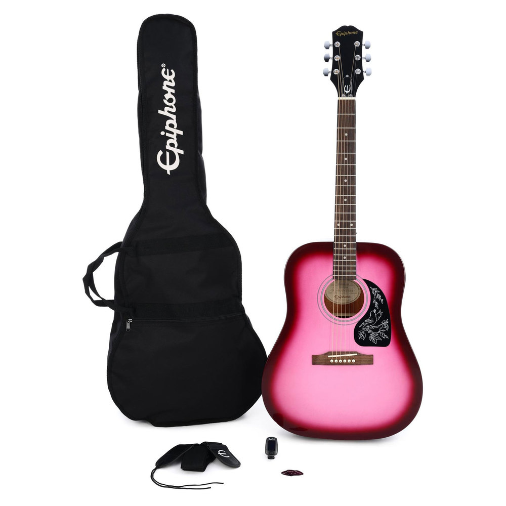 EPIPHONE ΑΚΟΥΣΤΙΚΗ ΚΙΘ. STARLING ACOUS.PACK HOT PINK PEARL