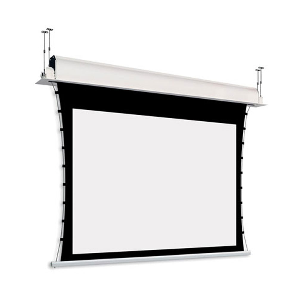 ADEO SCREEN 3110mm x 1747mm, πανί REFERENCE  WHITE με 70mm Black Border
